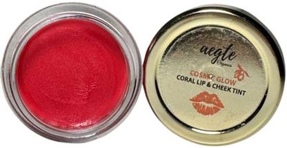 aegte Organics Cosmic Glow Coral Lip & Cheek Tint Lip Stain
