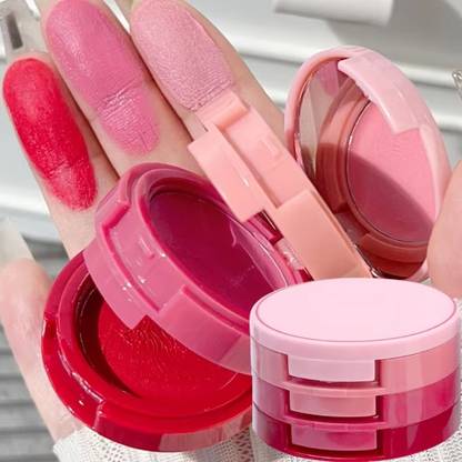 MYEONG 3 in 1 Matte Mousse Lips And Cheek Lip Clay High Pigment Tint Lip Stain
