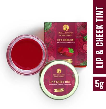 Regal Essence Lip & Cheek Tint | Blush with Beetroot Extract | Long Lasting, & Matte Finish Lip Stain