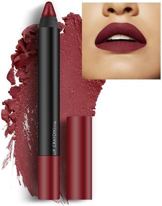 Arcanuy Won't Smudge Non Transfer Lip Crayon With Sharpner Lipstick Lip Stain
