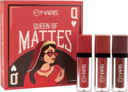MARS Queen of Mattes Liquid Lipsticks Box Set of 3