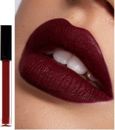 HUZURLU VIBRANT COOL DEEP MAROON LIPSTICK-04