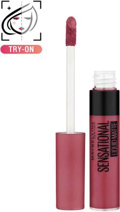 MAYBELLINE NEW YORK Sensational Liquid Matte Lipstick | Non-Sticky and Non-Drying | Matte Finish