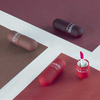 MARS Non Transfer Water Proof Smudge Proof Matte Liquid Lipstick Pack of 3