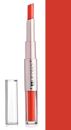 Arcanuy hydrating 2 in 1 Matte orange waterproof Lipstick And Liquid Lip Gloss