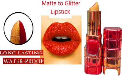 JANOST SHIMMERY SHINY MULTI PURPOSE GLITTER MAGENTA LIPSTICK