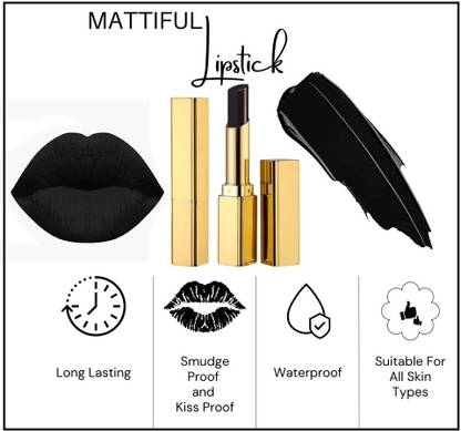 SEUNG BLACK LIPSTICK FOR BOLD LOOK