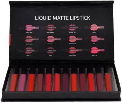Liptick Matte Liquid Lipstick Set (Multicolour 60 ML)