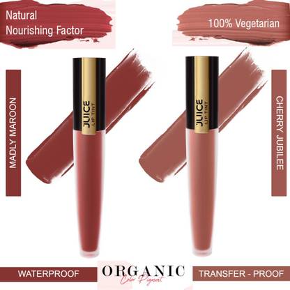 Juice Matte Lip Tint Combo L17 Shade No.: M-43, M-70