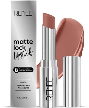 Renee Matte Lock Lipstick, Ultra Matte Finish, Moisturizing, Long Lasting & Weightless