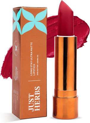 जस्ट हर्ब्स Ultra Matte Bullet Lipstick 11 Sultry Scarlet