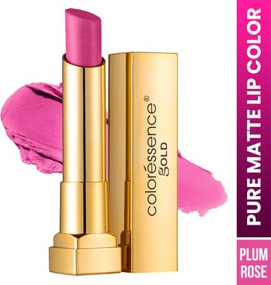 COLORESSENCE Pure Matte Lipstick |Waterproof & Longlasting|Highly Pigmented |Gold Range V10