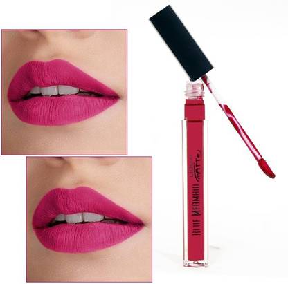 BLUEMERMAID MATTE FINISH ROSE PINK LIPSTICK FOR SMUDGE PROOF LIP MAKEUP