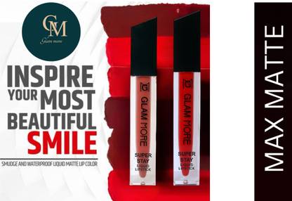 glam more glossy shade lipstick 2,4