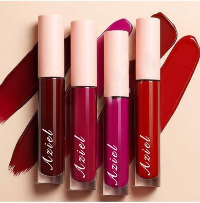 Aziel Mini Red Lipstick Set of 4 Shade