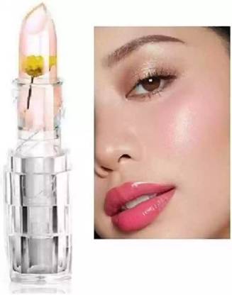 AFARAXIA Best Waterproof Long Lasting Flower Lip Gloss Crystal Jelly Lipstick Chocolate
