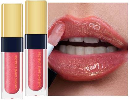 Emijun New Lightweight & High Shine Metallic Waterproof Lip Gloss