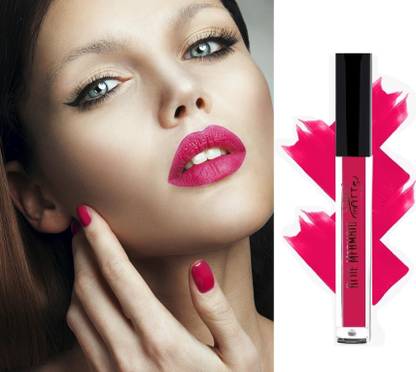 BLUEMERMAID New Pink Liquid Matte Lipsticks Long Lasting Lipstick (PINK, 6 ml)