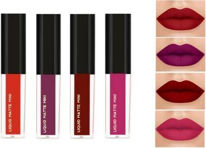 BLUSHIS Women Matte mini liquid Lipstiks Red