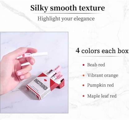 BNF 4 Colors Moisturizing Matte Lipstick Set Waterproof Makeup Smooth Lip Sticks