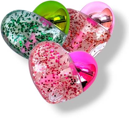 FOZZBY Moisturizing And Hydrating Lip Gloss Tint For Dry Chapped Lips Cute Heart Shaped Lip Stain
