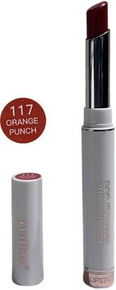 maliao Non Transfer Matte Water Proof Smooth Lipstick Orange Punch