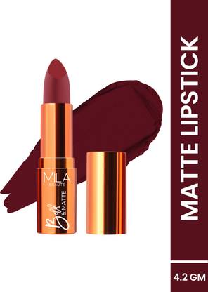 MILA BEAUTÉ Bold & Matte Lipstick | Soft & Light Weight Formula | Highly Pigmented Lipstick