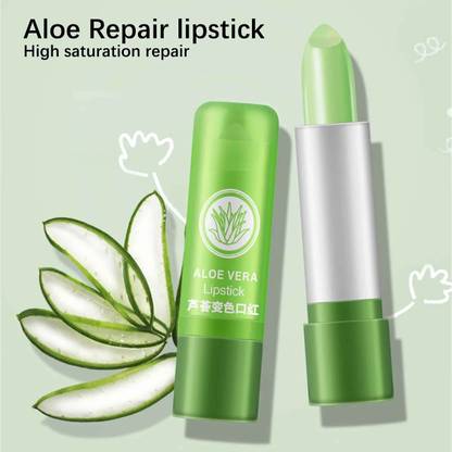 GULGLOW99 99% Aloe Vera Lipstick Long Lasting Moisturizer Magic