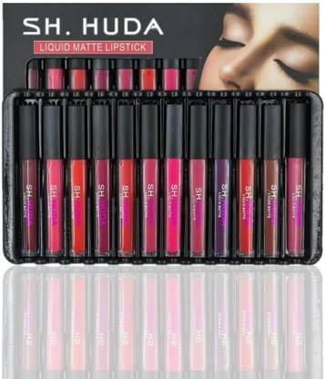 Sh.Huda Crush Beauty 12Pc Waterproof Liquid Matte Lipstick Set For Girls
