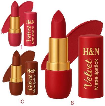 HIGHLIGHT NAILS Velvet Lipstick for Women|Transferproof & Smudgeproof|Enriched With Jojoba Oil