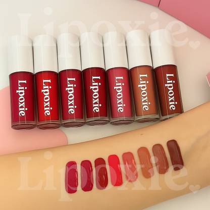 LIPOXIE Ultra Stay Lipstick – Non-Transfer Matte Finish | Waterproof | 8H Color Lock