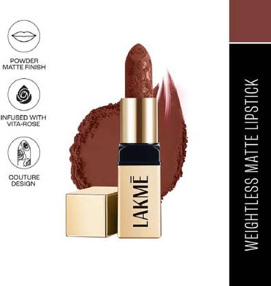 Lakmé Rouge Bloom Powder Matte Bullet Cocoa Carnation 204