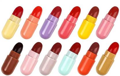 Love Kart Capsule Smudgeproof Long Lasting Moisturizing Lipstick (Pack of 16)