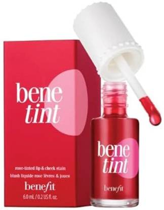 ALLIHOR Bene Tint Lip and Cheek Stain, Tined Finish (Blusher and Liquid Lipstick)