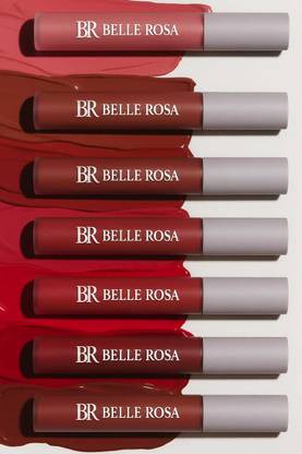 BR Belle Rosa Lipsticks That Slay All Day – Matte Red Nude Set of 8