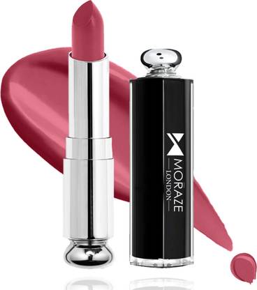 MORAZE Longwear Lipstick for Women | Lasts Up To 8+ Hours|Vitamin E |4.5GM-Strwberry