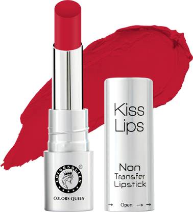 COLORS QUEEN Kiss Lips Long Lasting, Water Proof, Non-Transfer Matte Lipstick
