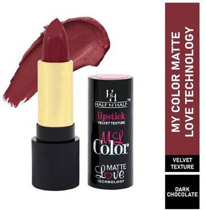 Half N Half Velvet Matte Lipstick-25 Dark Chocolate