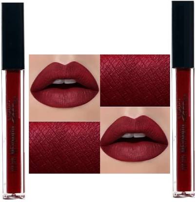 BLUEMERMAID BEST TRANSFER PROOF LIQUID LIPSTICK,MAROON COLOR MATTE
