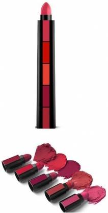 kHUDAt uda Matte Lipstick 5 in 1 Shade A(Jaipur)