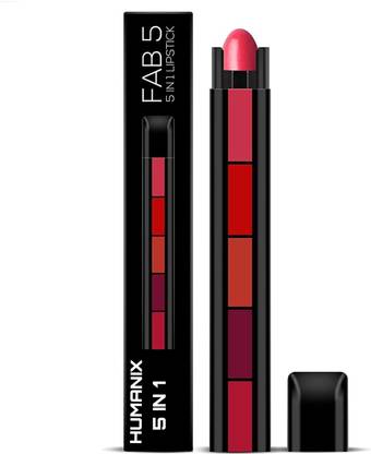 Humanix 5 in 1 Lipstick Red Edition ), 7.5g Multicolor {Pack Of 1}
