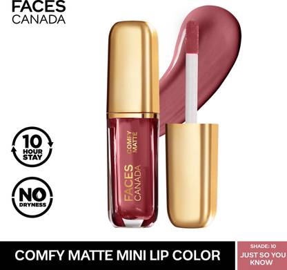 FACES CANADA Comfy Matte Lip Color Just So You Know 10 1.2ml