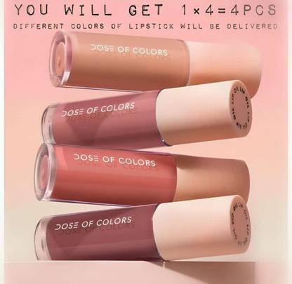 RVLIPS Liquid Lipstick Set - Multi Shade Collection | Long Lasting And Moisturizing