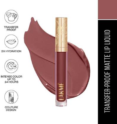 Lakmé Rouge Bloom Matte Lip Liquid Cinnamon Sensation 305