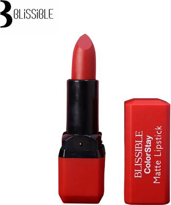 BLISSIBLE Deepest HD Matte Hydrating Lipstick with Vitamin C | Long Stay Formula