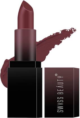 SWISS BEAUTY Hd Matte Pigmented Smudge Proof Lipstick