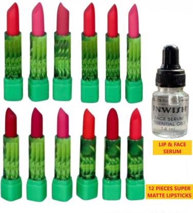 INWISH Every one First choice matte lipstick combo set with essential oil