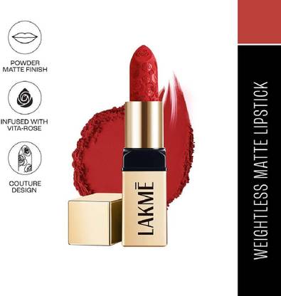 Lakmé Rouge Bloom Powder Matte Bullet Scarlet Rose 209