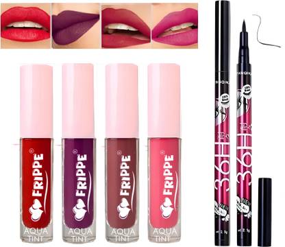 FRIPPE 4 in 1 Matte Liquid Lipstick | Waterproof and Smudge proof