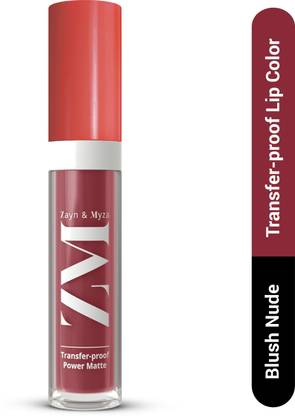 ZM Zayn & Myza Transfer-Proof Power Matte Liquid Lipstick With Long Lasting Formula